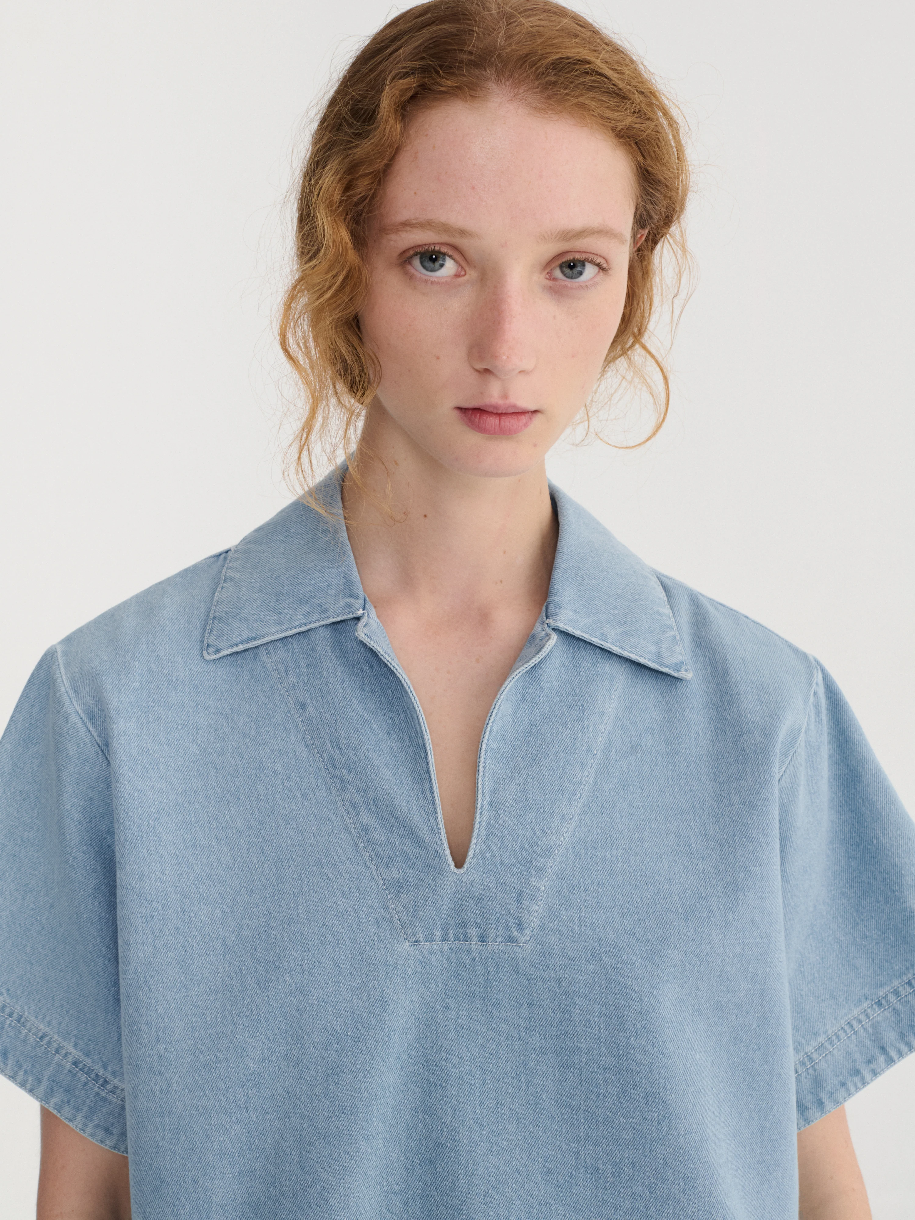 Bobo Choses Relaxed Denim Polo Shirt - Image 3