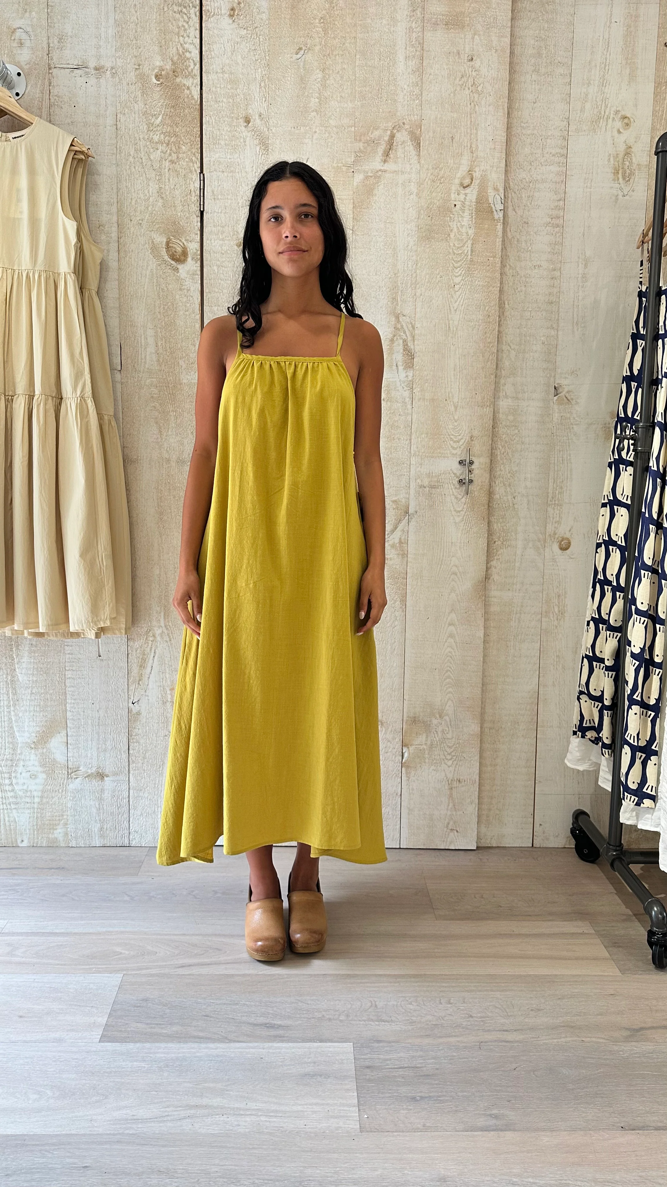 Leda Maxi Simple Tie Back Dress - Image 11